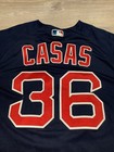 Triston Casas Game Used Worn Red Sox Road Jersey 7 17 2023 - Mlb Coa