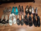 Amazing Lot Of 8 Pairs Of Euc Vintage Size 8-9 80s   90s Shoes Heels   