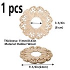 Semetall Ceiling Medallion 9-1 2 od X3 1 4 id Carved Wood Ceiling Medallion r   