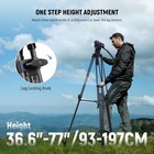 Neewer Ll34 78  Carbon Tripod  Fluid Head  Qr Plate  22lb Load