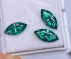 6ct Natural 3pc Marquise Cut Green Color Diamond Certified D Grade Vvs1  1 L9k1