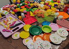 Vintage Play Food   Dishes For Kids Kitchen