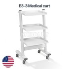 Dental Mobile Trolley Medical Tool Cart  Monitor Medical Rolling Trolley Cart