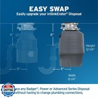 Insinkerator Evolution 0 75hp 3 4 Hp  Advanced Series Ez Connect 