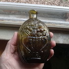 1830s Open Pontil 1 2 Pint Cornucopia Flower Urn Giii-10 Mint Historical Flask
