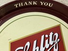 Vintage Schlitz 2-sided Beer Tray  the Beer That Made Milwaukee Famous  Globe