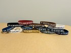 Pack Of 13 Christian Bible Verse Silicone Bracelets Religious Wristbands