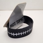 Black Veil Brides Bvb Silicone Wristband Stitch Logo Hot Topic Band Merch - New