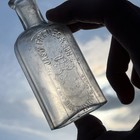 Antique P  Frames   Son Druggist Bottle Baltimore Md Pictoral Anchor - Z2