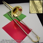 1962 Vintage King H  N  White 3b Concert Trombone Player Sn 383051