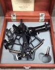 Tamaya Micrometer Marine Sextant Ms-833 W original Wooden Case   1978  Japan