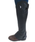 Hunt   Seek Extreme Soft Real Cow Leather Half Chaps Pair For Horse Riding