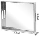 Decorative Mirror Tray Silver Serving Tray Bathrooom Vanity Tray For Makeupca   