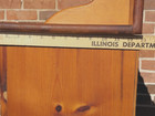 Handmade Dry Sink Cupboard Double Door Cabinet W hearts Country Cabin Farmhouse