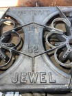 Vintage Detroit Jewel  52 Gas 2 Burner Cast Iron  Camp Stove
