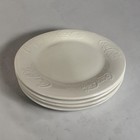 Vintage Gibson Coca-cola Embossed White Dinner Plates 10 5    Set Of 4 Coke Diner