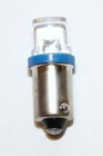  10 Pack  - 6 3 Volt Led Bulb Flat Top 44 47 Base  ba9s  Pinball - Blue