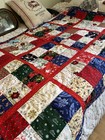 Christmas Quilt Throw 46 In By 62 In