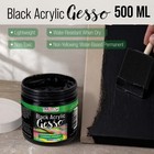 U s  Art Supply Black Gesso Acrylic Medium  500ml Tub