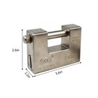 3 7in 94mm D-shaped Heavy Duty Security Padlock W  5 Key Padlock Storage Safety