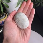 Mexican White Lace Agate Meditation Palmstone