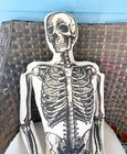 Stuffed Skeleton Halloween Pillow - 4ft - Excellent Condition 