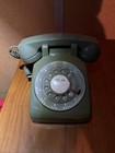 Avocado Green Rotary Dial Tabletop Phone 500dm Bell System Western Electric 1982