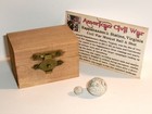 Civil War Musket Ball   Shot From Remington  Va With Info Card  Chest And Coa