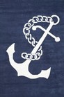 Nautical Anchor Navy Blue Hand-tufted 100  Wool Soft Area Rug Carpet