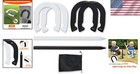 Horseshoes Outside Game For   Metal Horse Shoes Game Kit Includes 4 Horseshoe