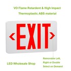 2-pack Led Emergency Exit Light Sign - Battery Backup Red Letter Double Side