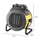 Portable Electric Space Heater Garage Hot Air Fan Adjustable For Indoor Room Us