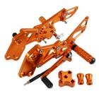 Nicecnc Adjustable Rearsets Foot Pegs Footrest For Ktm Rc 390 2014-2021 Rear Set