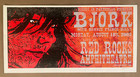 Bjork Concert Poster Red Rocks Colorado By Lindsey Kuhn 2003 Silkscreen Print