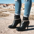 Women Boot Bracelet Set Gold Metal Chain Shoe Charm Silver Mesh Bling Weave Band
