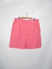 Vintage 60 s Deadstock Plus Size Pink Cotton High Waist Shorts Size 35 Waist
