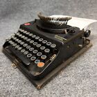 1920   s Remington Portable Glossy Black Antique Typewriter   Case Made In Usa