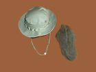 Military Vietnam Boonie Rip-stop Jungle Hat With Net Od Green 1969 New Unissued