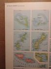 1966 Vintage Pacific Islands Map From Mcm Encyclopedia Britannica World Atlas