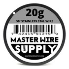 Stainless Steel 316l - 50ft - 20 Gauge Wire 20g - 0 81mm - 0 032in - Master Wire