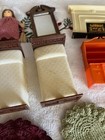Vintage Lot Of 90  Dollhouse Furniture 1950s 1960s Renwal   Others Pieces Usa