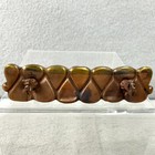 Vintage Copper Drawer Pulls Cabinet Hardware Lot Of 6 Tear Drop Pattern Mcm
