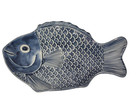 Japanese Blue And White Fish Shaped Plates Set Of 2 Palace Makers Mark 13    9 