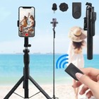 68  Professional  Cell Phone Holder   Camera Tripod Stand Remote Selfie Stick Us