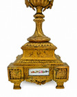 Vintage French Style Porcelain   Gilt Metal Urn - Decorative Sevres Style Vase