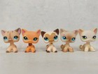5pcs lot Littlest Pet Shop Figure Lps Cat  886 1643 3573 816 733 Kid Toy