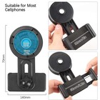 Universal Cell Phone Adapter Mount Binocular Monocular Spotting Scope Telescope