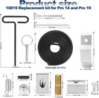 Upgraded Brake Tune Up Kit 10819  Brake Parts Replacement For Tapco Pro 14 And P