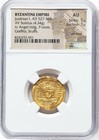 Ngc Au Gold Justinian I The Great 527-565 Ad  Byzantine Empire Av Solidus Coin