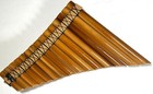 15 Tubos Panflauta Sintonizable Bamb   Natural De Per   Estuche Incluido